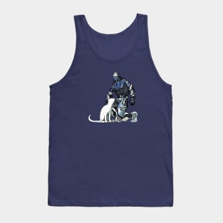 Android Petting Kitty Tank Top